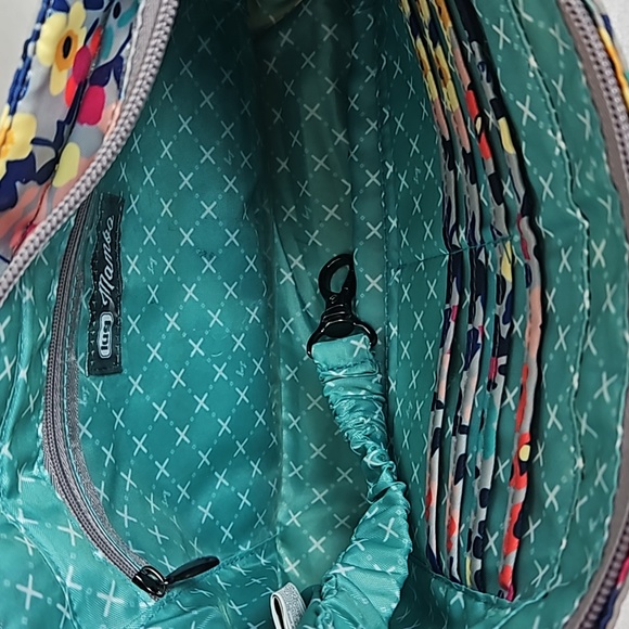 Lug Women's Mamba Wildflower Multi-Color Floral Adjustable Strap Crossbody Bag - Picture 6 of 16